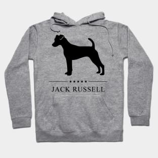 Jack Russell Black Silhouette Hoodie